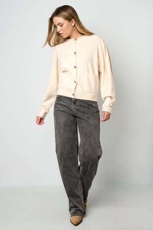 Cardigan with floral buttons h5 Picture6